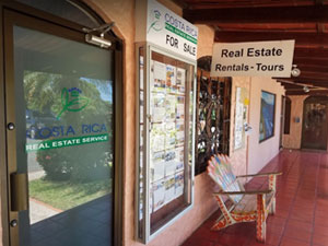 Costa Rica Real Estate Service Office at the Plaza Pacifica in Dominical Costa Rica