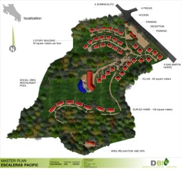 Land Zoned for 54 Room Hotel and Spa Project in Dominical