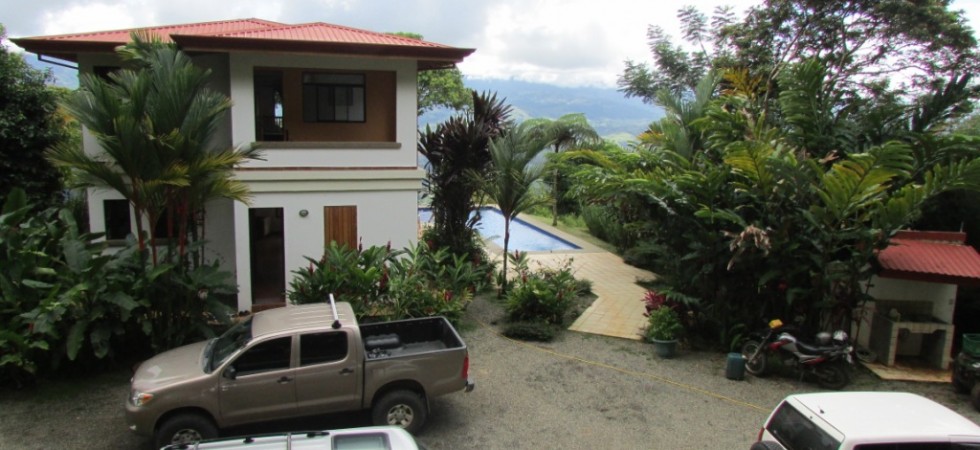 Casa Punta Mira River Valley View Home In the Dominical Mountains