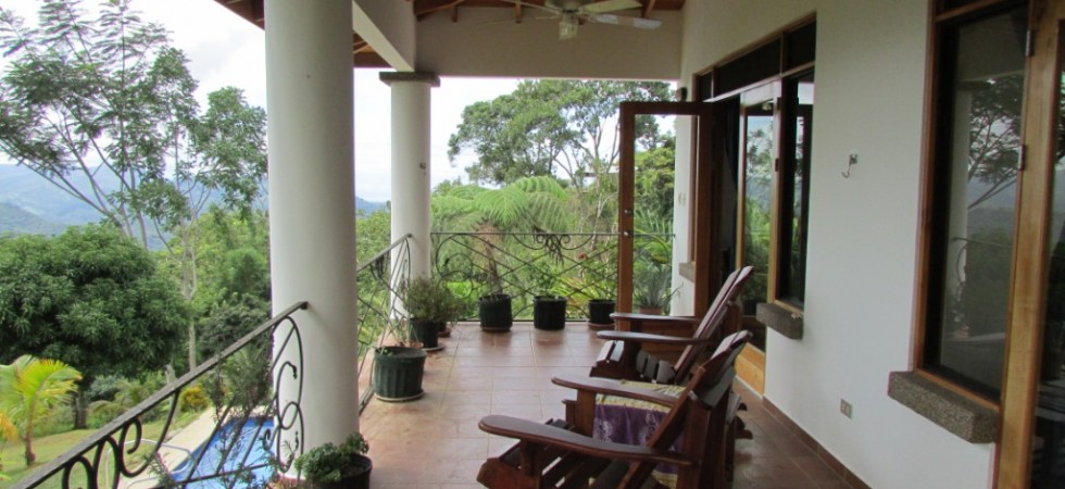 Casa Punta Mira River Valley View Home In the Dominical Mountains