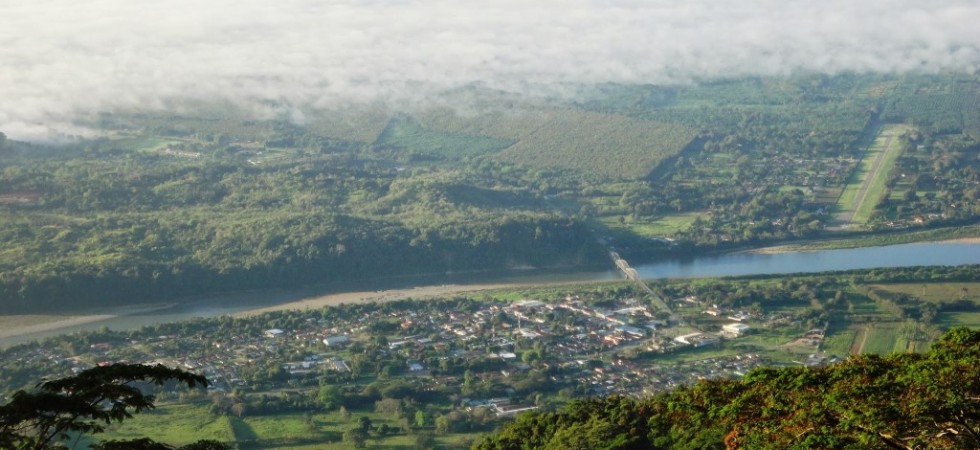 Hundred Acre Farmland With River and City Views Above Palmar Norte