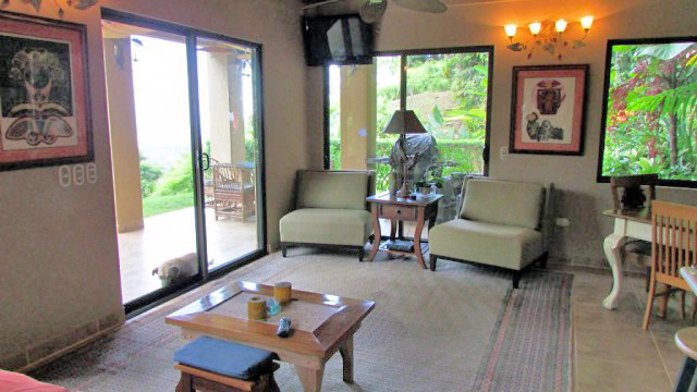 Furnished Ocean View Home On Over Two Tropical Acres In Uvita