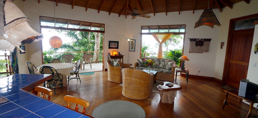 Ocean View Home with Great Location in Escaleras Dominical