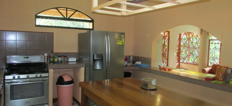 Furnished Home In The Town Of Playa Uvita With Tropical Gardens