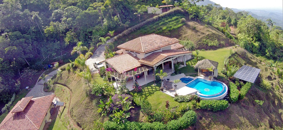 Luxury Ocean View Home In The Mountains South Of Ojochal