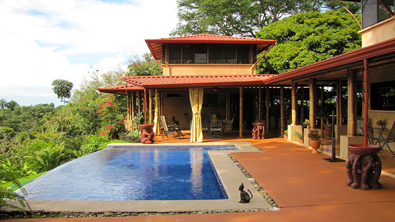 Ocean View Home With Guest House And Pool Near The Beaches Of Uvita