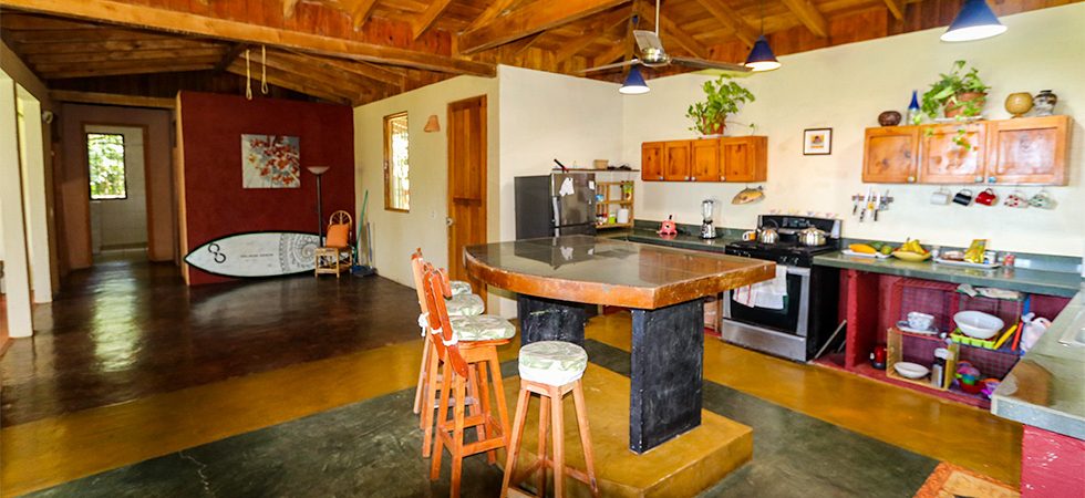 Affordable Home In Dominicalito On Eight Acres With a River Trail