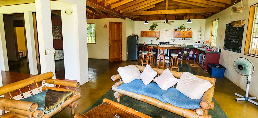 Affordable Home In Dominicalito On Eight Acres With a River Trail
