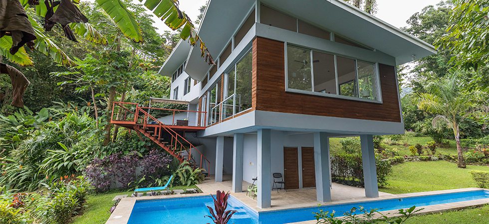 Whale’s Tail Ocean View Home with a Private Jungle Setting in Uvita