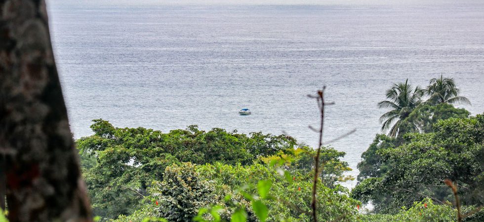 Large Home Site Across from the Poza Azul Waterfall with an Ocean View