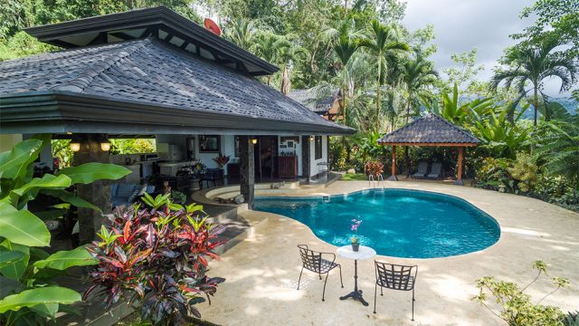 Home with Resort Style Pool Area in Uvita