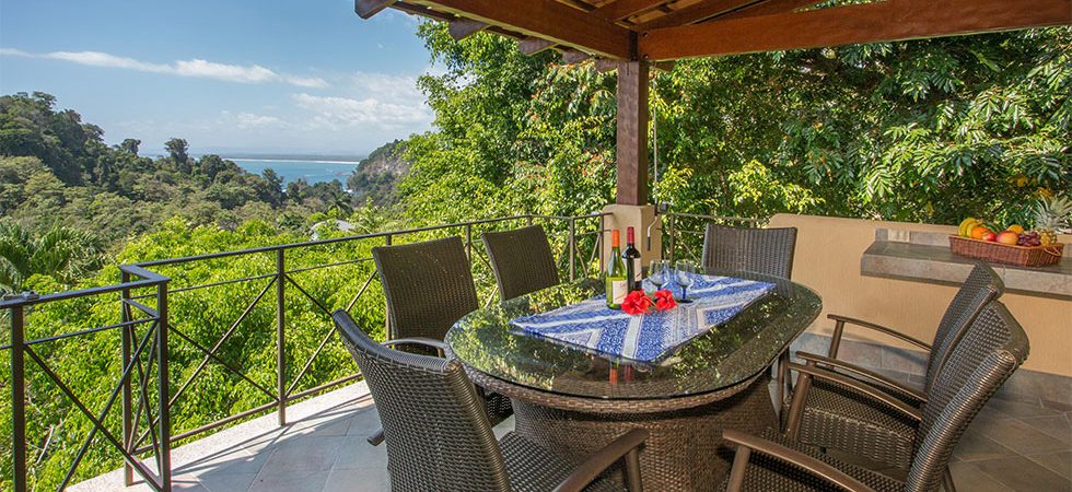 Ocean View Vacation Rental Home in a Manuel Antonio Beachfront Resort