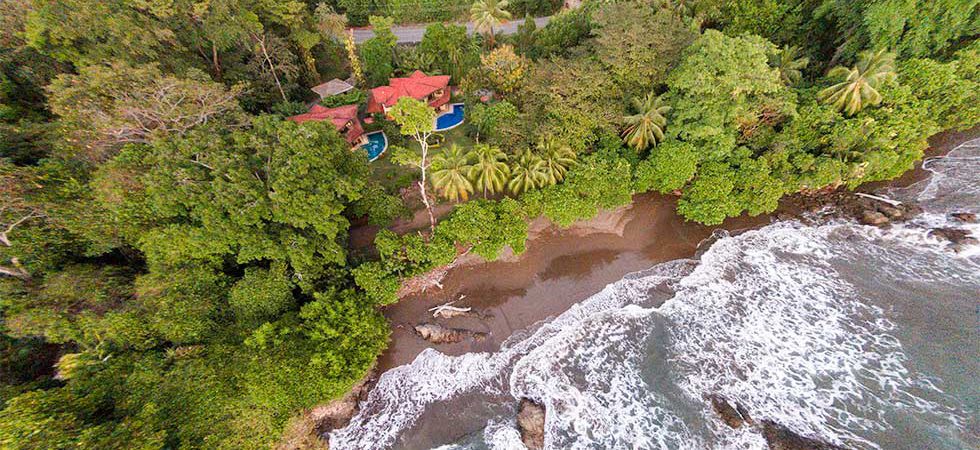 Three Oceanfront Vacation Rental Homes Steps to the Beach in Dominical