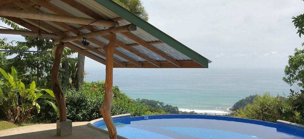 Tropical Home with Whitewater Ocean Views near Uvita
