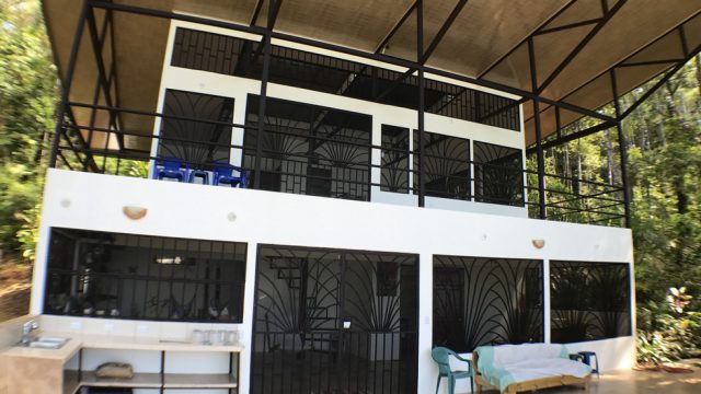 Covered Balcony and Patio