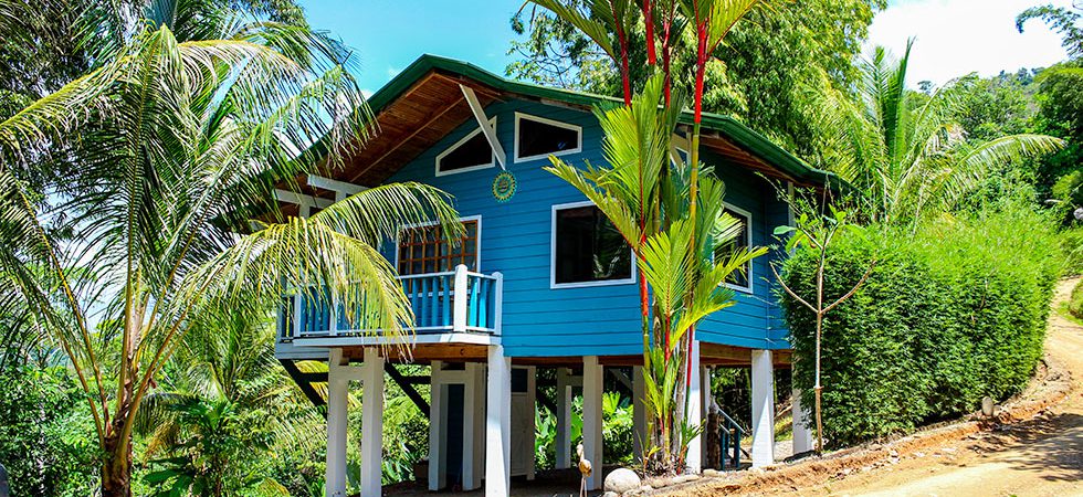 Two Beach Themed Rental Cabinas Amidst the Jungle of Escaleras
