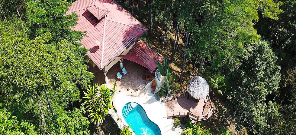 Two Tropical Homes with Ocean View in the Forested Hills Above Uvita