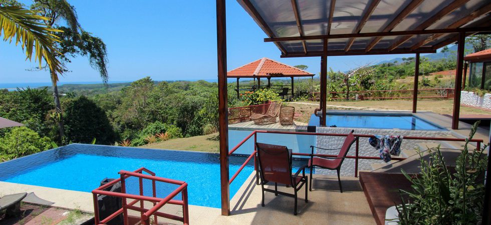Ocean View Home with Outdoor Entertaining Spaces in Uvita
