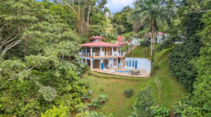 Mountain And Window Ocean View Villa With Bonus Lot Near Dominical